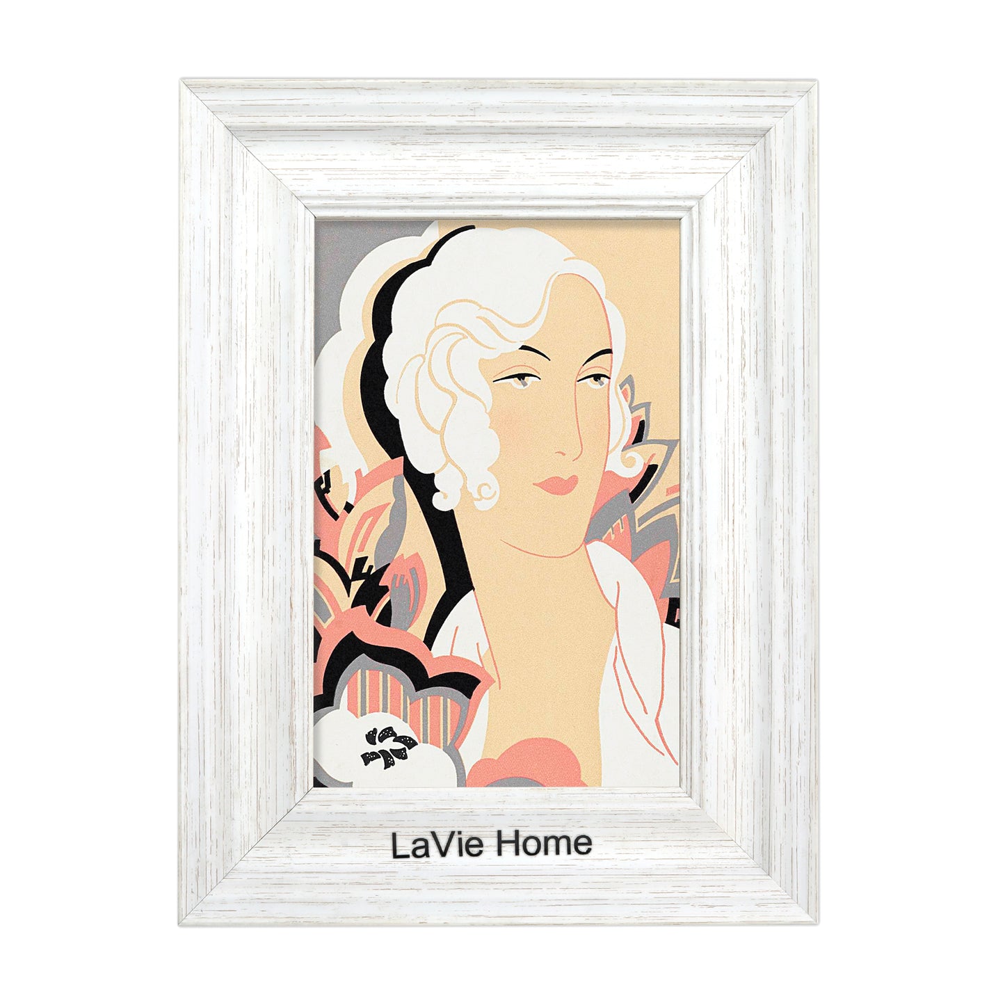 Lavie Home Picture and photograph frames, Mouldings for picture frames,Rectangle Photo Frame for Photos, Posters & Art Prints & Easel for Tapletop Display