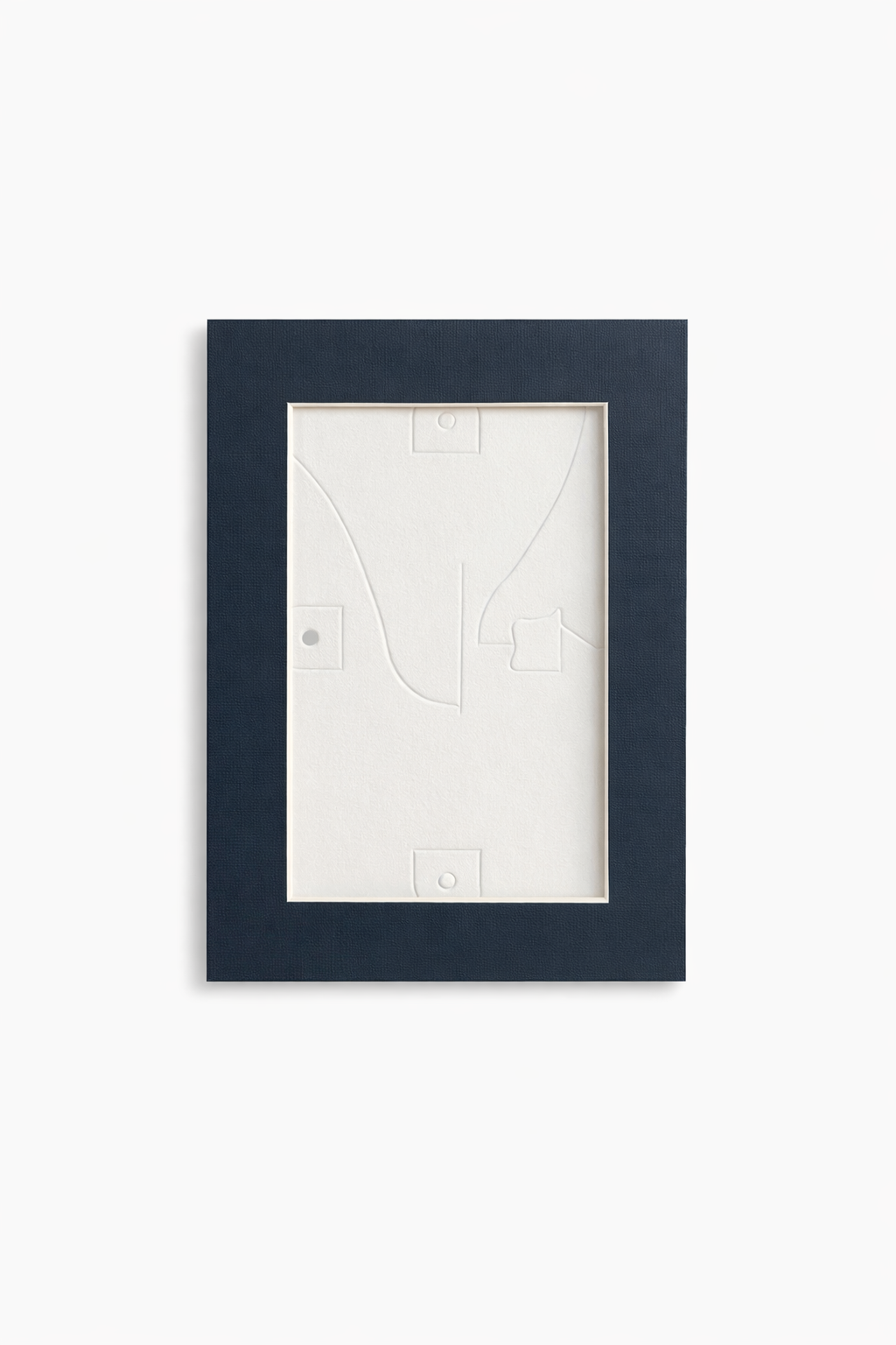 Annecy Set of 4 Paper Picture Frames, Assorted Color Photo Frame Set