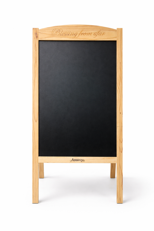 Annecy Wooden Chalkboard Display Boards – A-Frame Sign