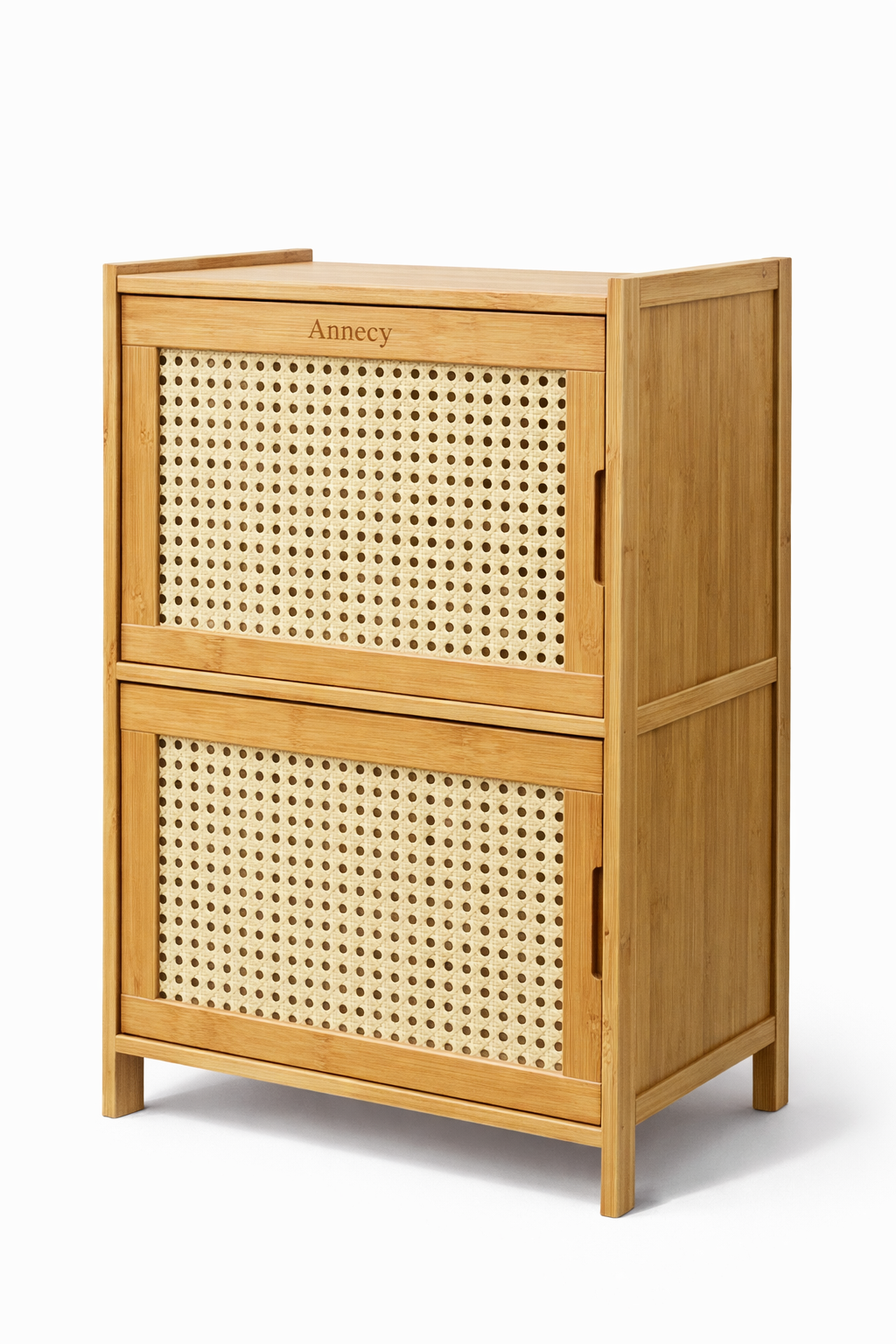 Annecy Bamboo Storage Cabinet – 2 Tier Bamboo Furniture