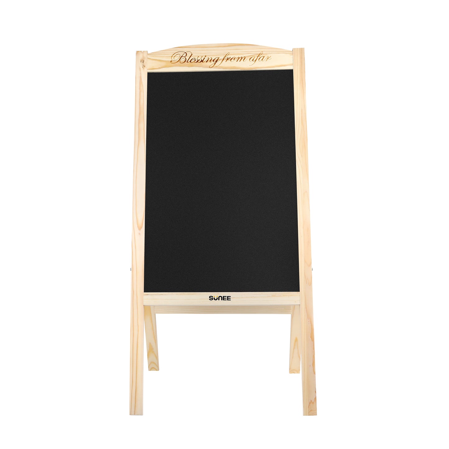 SUNEE Display Board A Frame Chalkboard Sandwich Board for Restaurants, Cafés, Weddings