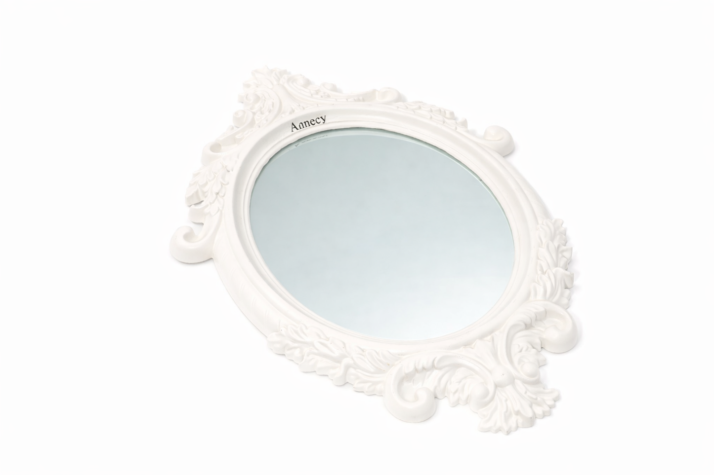 Annecy Oval Decorative Wall Mirror with Ornate Frame