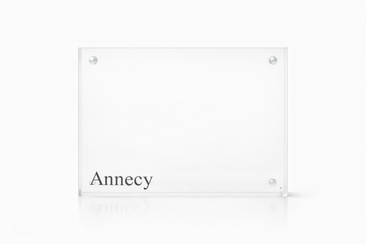 Annecy 5x7 Acrylic Magnetic Picture Frame, Clear Horizontal Photo Frame