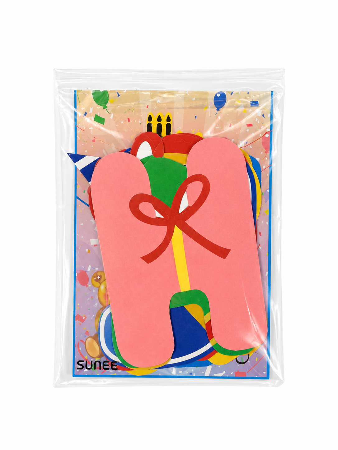 SUNEE Happy Birthday Banner Decoration – Colorful Paper Letter Garland for Kids Birthday Party Wall Decor