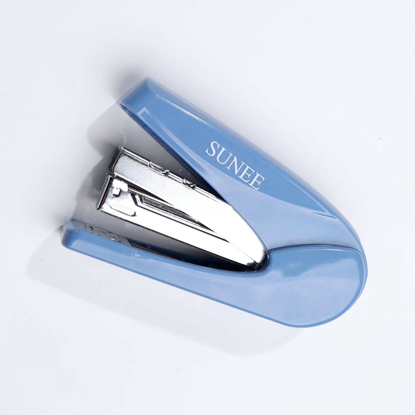 SUNEE Light Blue Mini Stapler,25 Sheet Capacity - Compact Office Stapler - Non-Slip Design