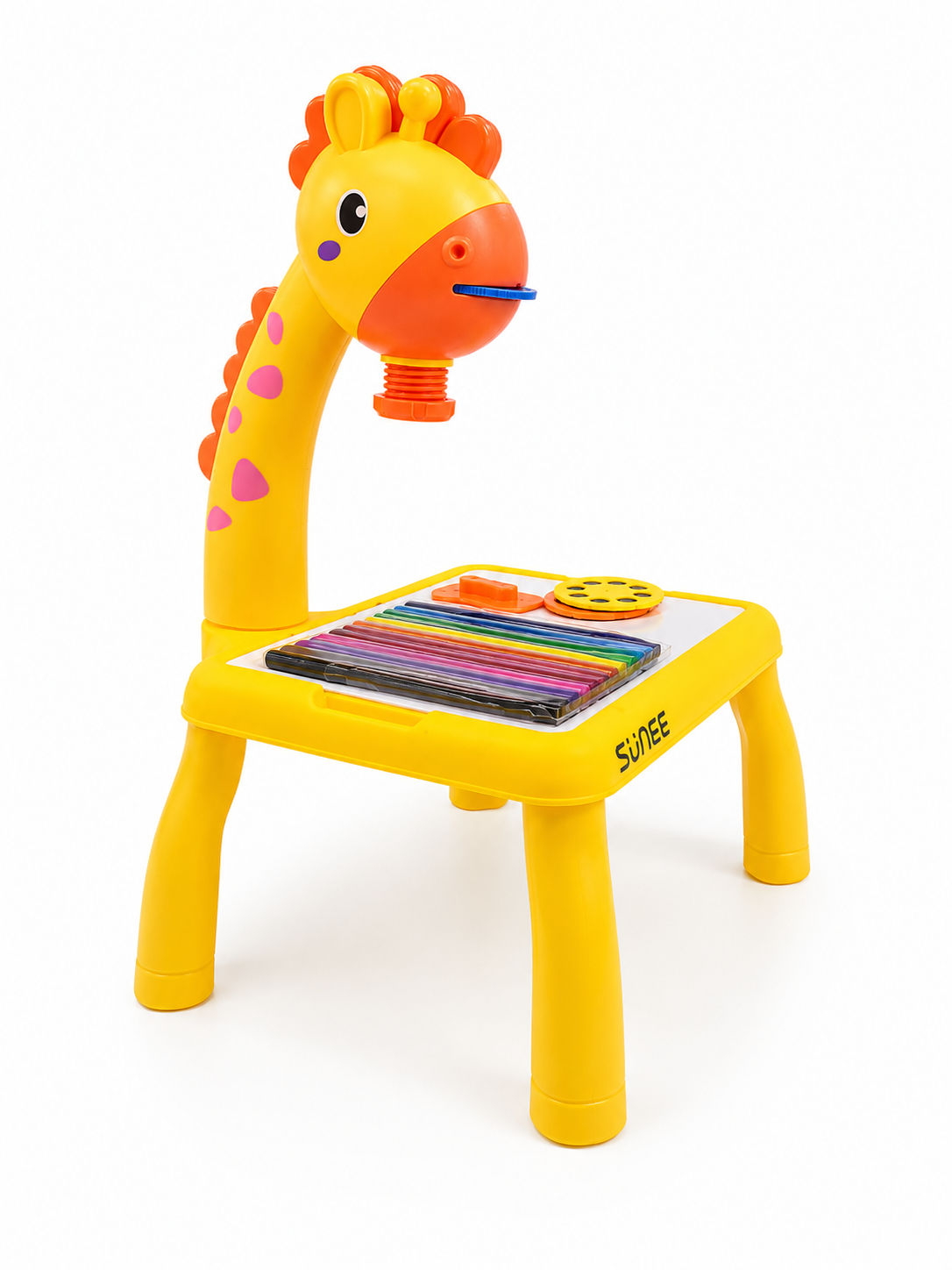 SUNEE Giraffe Projection Drawing Board – Reusable Sketching Toy for Kids